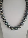 Tahiti Pearls 12-14 Dark Color and High Luster |  The South Sea Pearl |  The South Sea Pearl