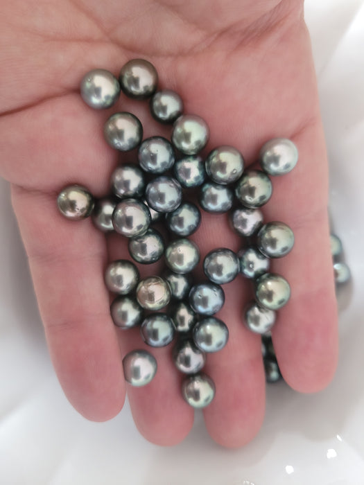 Tahiti Loose Round Pearls 8-9 mm very high Luster -  The South Sea Pearl