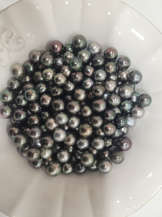 Tahiti Loose Pearls Natural Multi-Color AA+ 10-11 mm Very High Luster