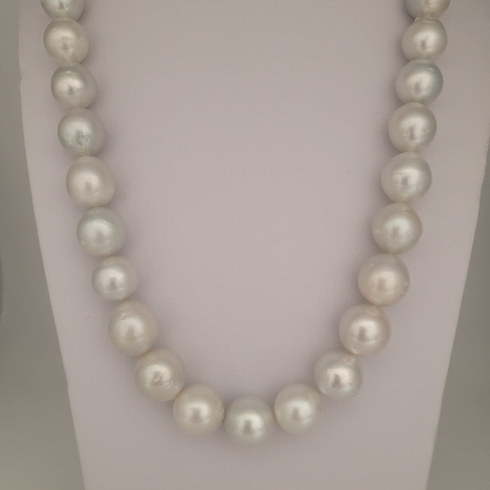 South Sea Pearls 10-13 mm Semi-Round 18K Gol Clasp