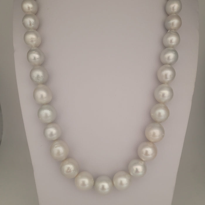 South Sea Pearls 10-13 mm Semi-Round 18K Gol Clasp