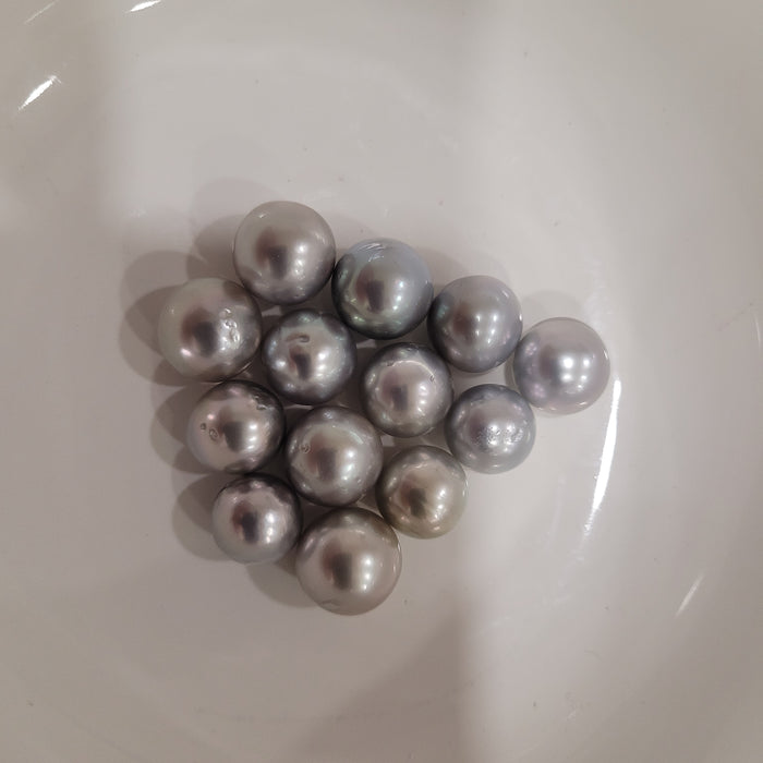 Tahiti Pearls 10-11 mm Silver Color & High Luster
