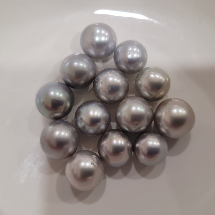 Tahiti Pearls 10-11 mm Silver Color & High Luster