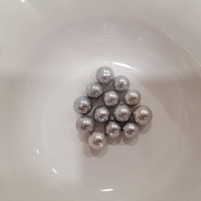 Tahiti Pearls 10-11 mm Silver Color & High Luster