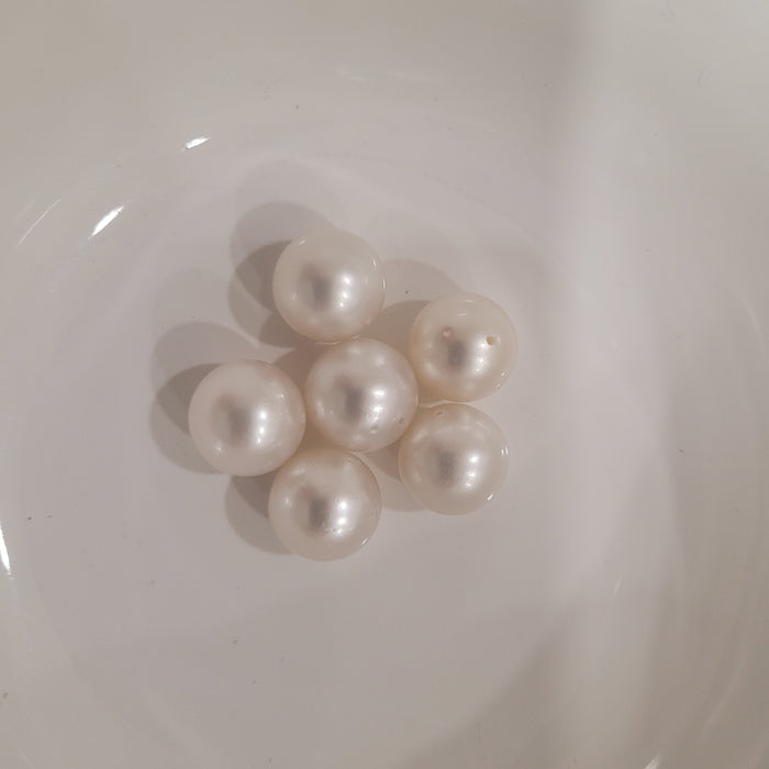 South Sea pearl Loose 13mm white round — The South Sea Pearl