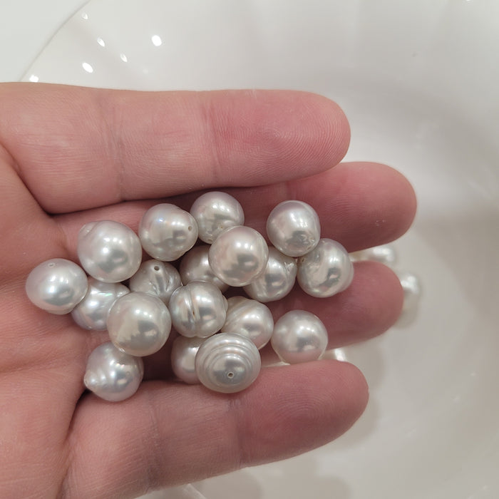 South Sea Pearls 10 mm Grade 1 Silver Color High Luster