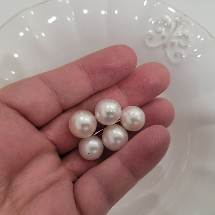 White South Sea Pearls 12 mm Round High Luster