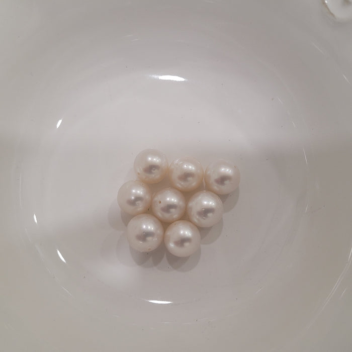 White South Sea Pearls 11 mm Round High Luster