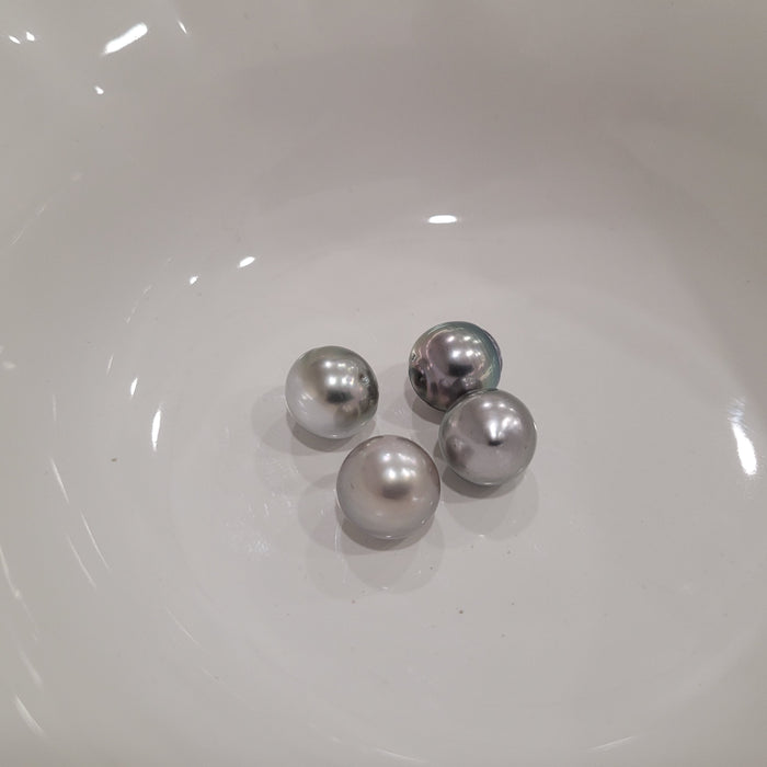 Tahiti Pearls 12 mm, Silver Color, High Luster