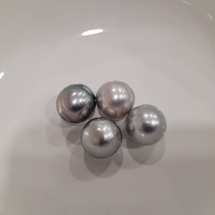 Tahiti Pearls 12 mm, Silver Color, High Luster