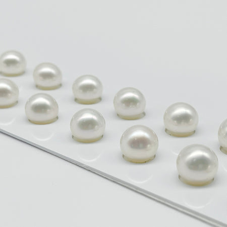 South Sea pearl Loose 11mm white button — The South Sea Pearl