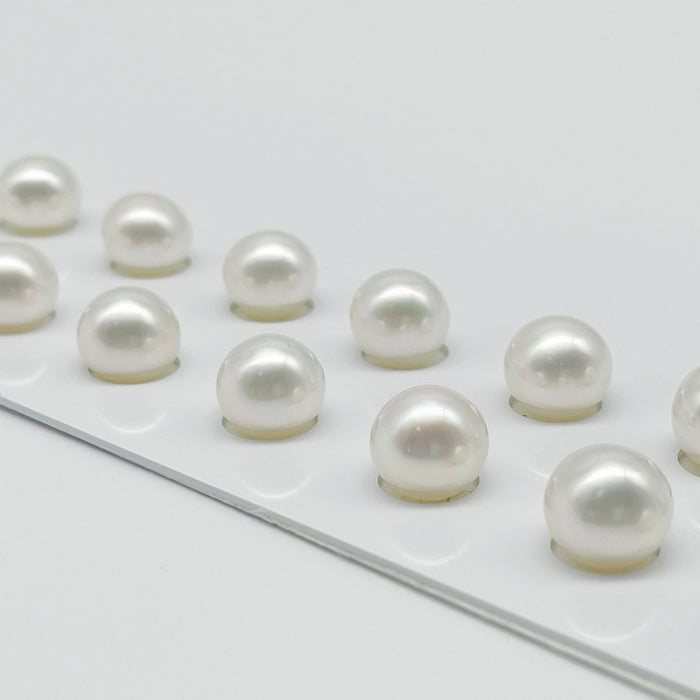 South Sea pearl Loose 11mm white button — The South Sea Pearl