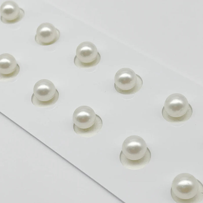 White South Sea Pearls 7 mm Round High Luster