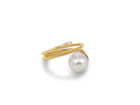 A South Sea Pearl, Diamonds and 18K Solid Gold Ring | The South Sea Pearl |  The South Sea Pearl