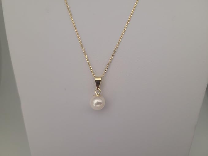 Akoya Pearls 8 mm AAA Quality Pendant