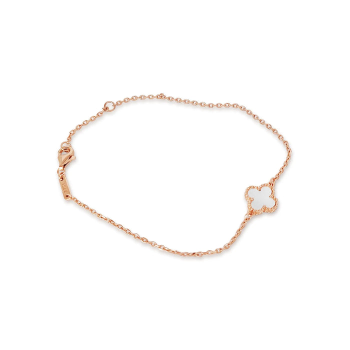 Bracelet made of Mother of Pearl and 925 Siver Rose Gold | The South Sea Pearl |  The South Sea Pearl