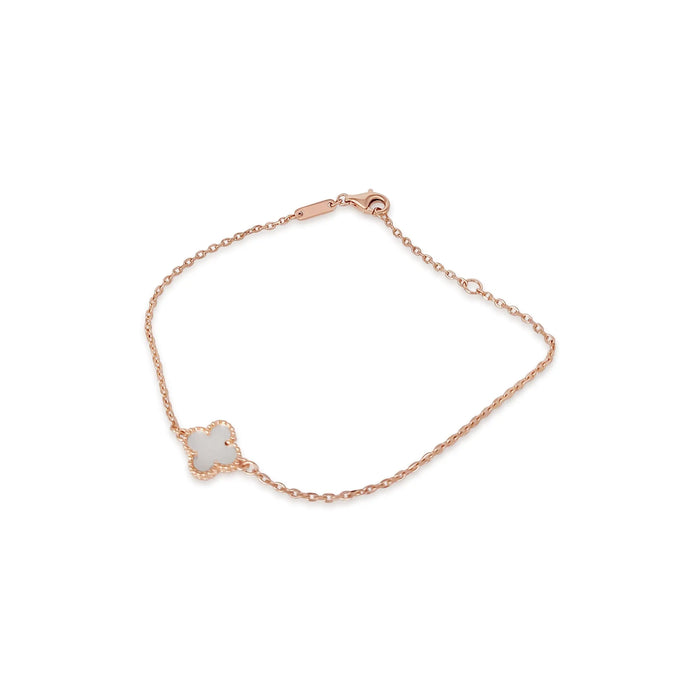 Bracelet made of Mother of Pearl and 925 Siver Rose Gold | The South Sea Pearl |  The South Sea Pearl
