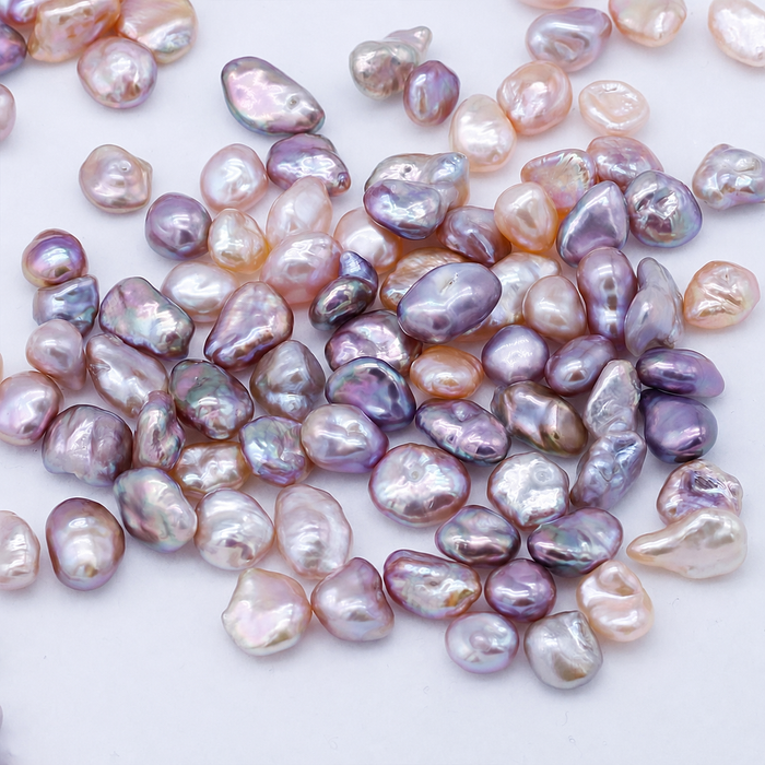 Keshi Natural Color 7-9 mm Fresh Water Cultured Pearls AAA