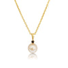 Cultured Pearl 8 mm AAA 9K Gold Sapphire Precious Stone | The South Sea Pearl |  The South Sea Pearl