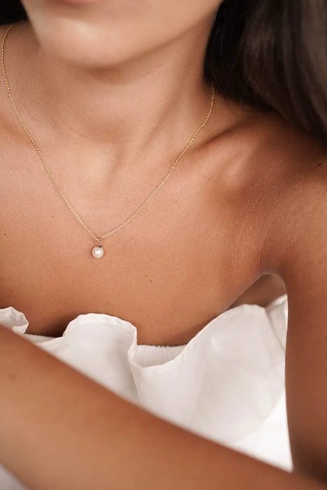 Cultured Pearl 8 mm AAA Round Ruby Precious Stone 9K Gold | The South Sea Pearl |  The South Sea Pearl