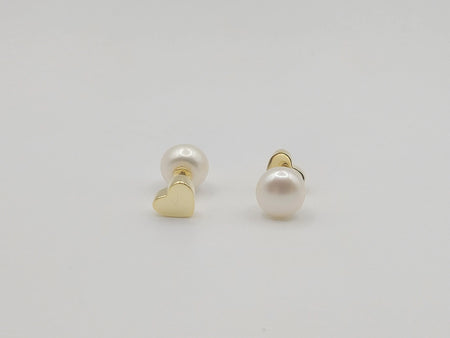 Cultured Pearl Earrings 7.5-8 mm AAA Reversible | The South Sea Pearl |  The South Sea Pearl