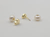 Cultured Pearl Earrings 7.5-8 mm AAA Reversible | The South Sea Pearl |  The South Sea Pearl
