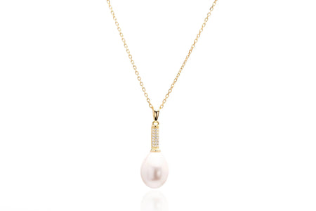 Cultured Pearl Tear-Drop Shape 9-10 mm AAA Pendant | The South Sea Pearl |  The South Sea Pearl