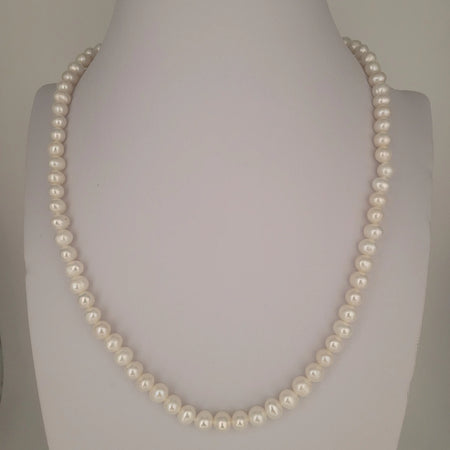 Cultured Pearls Necklace 5-6 mm Silver Clasp | The South Sea Pearl |  The South Sea Pearl