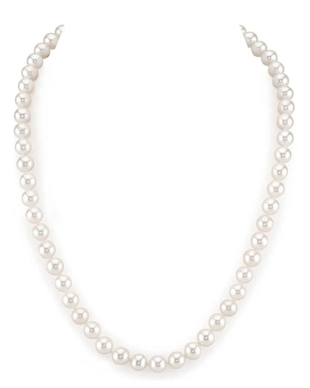 Cultured Pearls Necklace 6.5-7  mm AAA White Color | The South Sea Pearl |  The South Sea Pearl