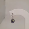Cultured Pearls Tear-Drop 8-8.5 mm AAA Black Color Silver 925 | The South Sea Pearl |  The South Sea Pearl
