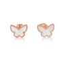 Earrings of Mother of Pearl and Silver 925 Rose Gold Plated | The South Sea Pearl |  The South Sea Pearl