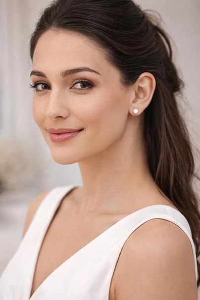 18K Akoya pareloorbellen uit Japan, vervaardigd in 18 karaats massief goud - maten 7-9 mm