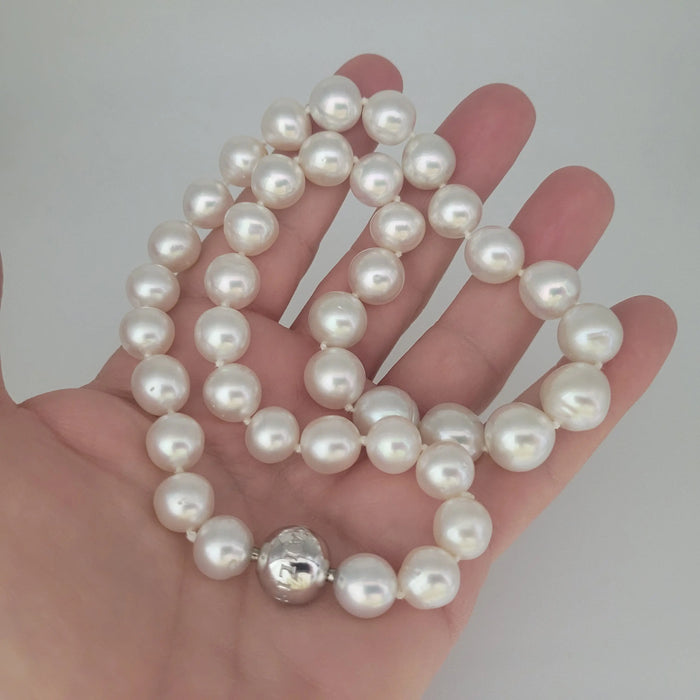 South Sea Pearls 10-12.50 mm Very High Luster 18K Gold Clasp | The South Sea Pearl |  The South Sea Pearl