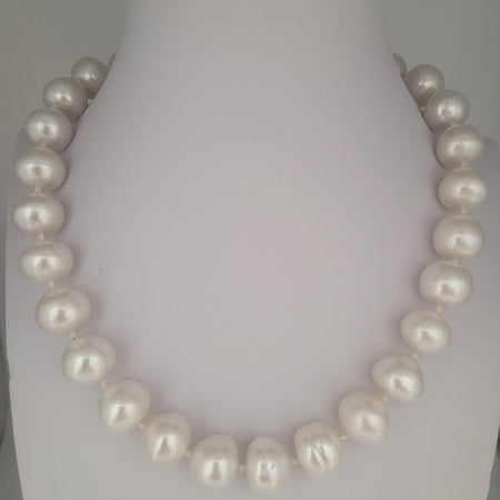 South Sea Pearls Necklace 13-14 mm Very High Luster 18K Gold Clasp | The South Sea Pearl |  The South Sea Pearl