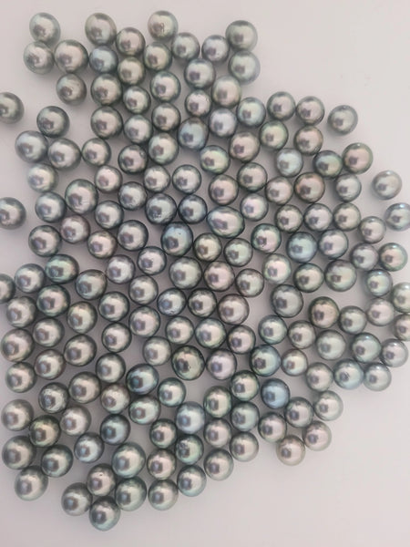 Tahiti Loose Pearls 10 mm AA Quality Round/Semiround and High Luster | The South Sea Pearl |  The South Sea Pearl