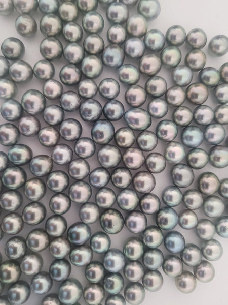 Tahiti Loose Pearls 10 mm AA Quality Round/Semiround and High Luster | The South Sea Pearl |  The South Sea Pearl