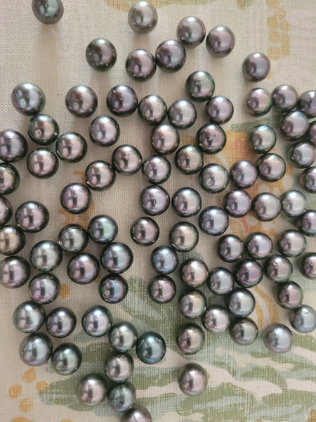 Tahiti Loose Pearls 11-12 mm AA Quality Cherry Color and High Luster | The South Sea Pearl |  The South Sea Pearl