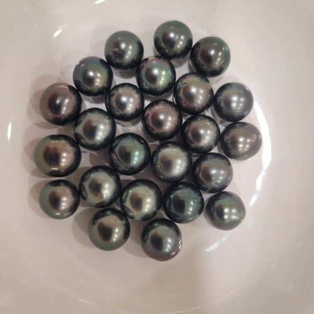 Tahiti Loose Pearls 11-12 mm Dark Color Very High Luster |  The South Sea Pearl |  The South Sea Pearl