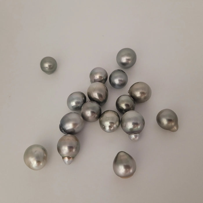 Tahiti Loose Pearls 12-13 mm Drop Shape Quality AAA | The South Sea Pearl |  The South Sea Pearl