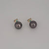 Tahiti Pearl 9 mm round, Yellow Gold 9K,  Emeralds Precious Stones | The South Sea Pearl |  The South Sea Pearl