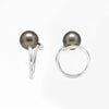 Tahiti Pearl Ring 10 mm Round Natural Color AAA Quality | The South Sea Pearl |  The South Sea Pearl