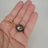 Tahiti Pearl Tear-Drop 17 x 15 mm Dark Color Pendant Necklace | The South Sea Pearl |  The South Sea Pearl