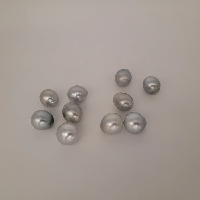Tahiti Pearls Drop shape 12-13 mm Silver Color AAA Quality | The South Sea Pearl |  The South Sea Pearl