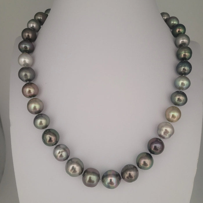 Tahiti Pearls Multicolor 10-11 mm High Luster 18K Gold Clasp | The South Sea Pearl |  The South Sea Pearl