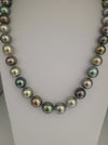 Tahiti Pearls Natural Multicolor 10-11 mm Round, 18K Gold Clasp | The South Sea Pearl |  The South Sea Pearl