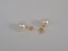 White South Sea Pearls 10-11 mm Earrings Stud 18K Solid Gold | The South Sea Pearl |  The South Sea Pearl