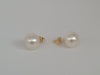 White South Sea Pearls 10-11 mm Earrings Stud 18K Solid Gold | The South Sea Pearl |  The South Sea Pearl