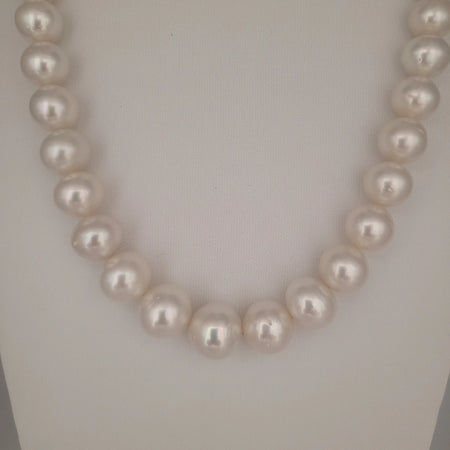 White South Sea Pearls 10-15 mm Very High Luster 18K Gold Clasp | The South Sea Pearl |  The South Sea Pearl