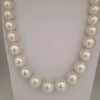 White South Sea Pearls Necklace 11-15 mm Round High Luster 18K Gold Cllasp | The South Sea Pearl |  The South Sea Pearl