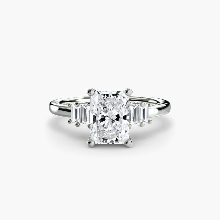 Baguette Accent Solitaire - MIMUKA